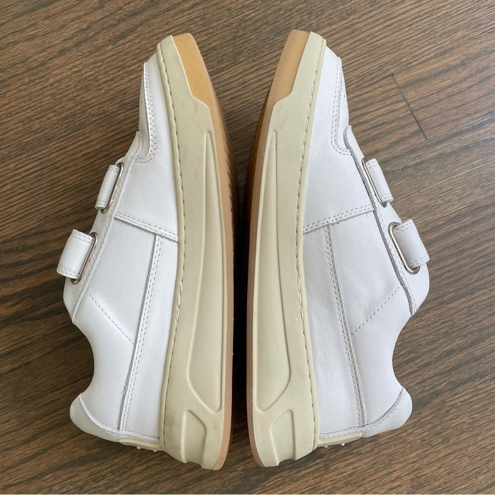 White Perey Strap Sneakers Like ACNE STUDIOS style - Picture 5 of 12